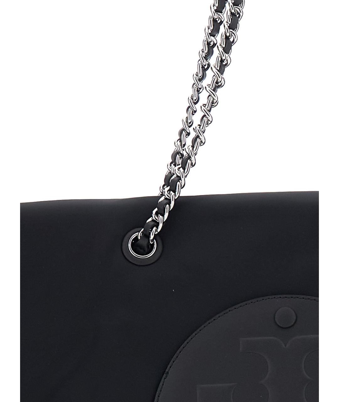 TORY BURCH Черная синтетическая сумка тоут, фото 3