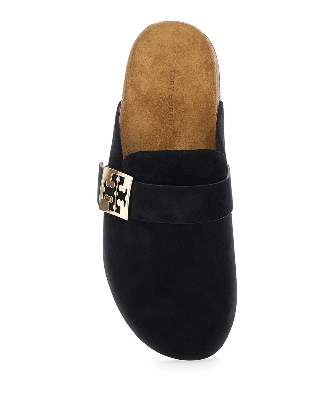 TORY BURCH Черные замшевые мюли, фото 4