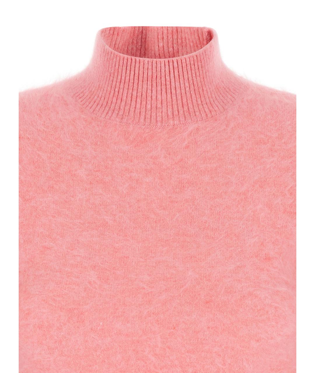 SPORTMAX Розовый кашемировый джемпер / свитер, фото 3