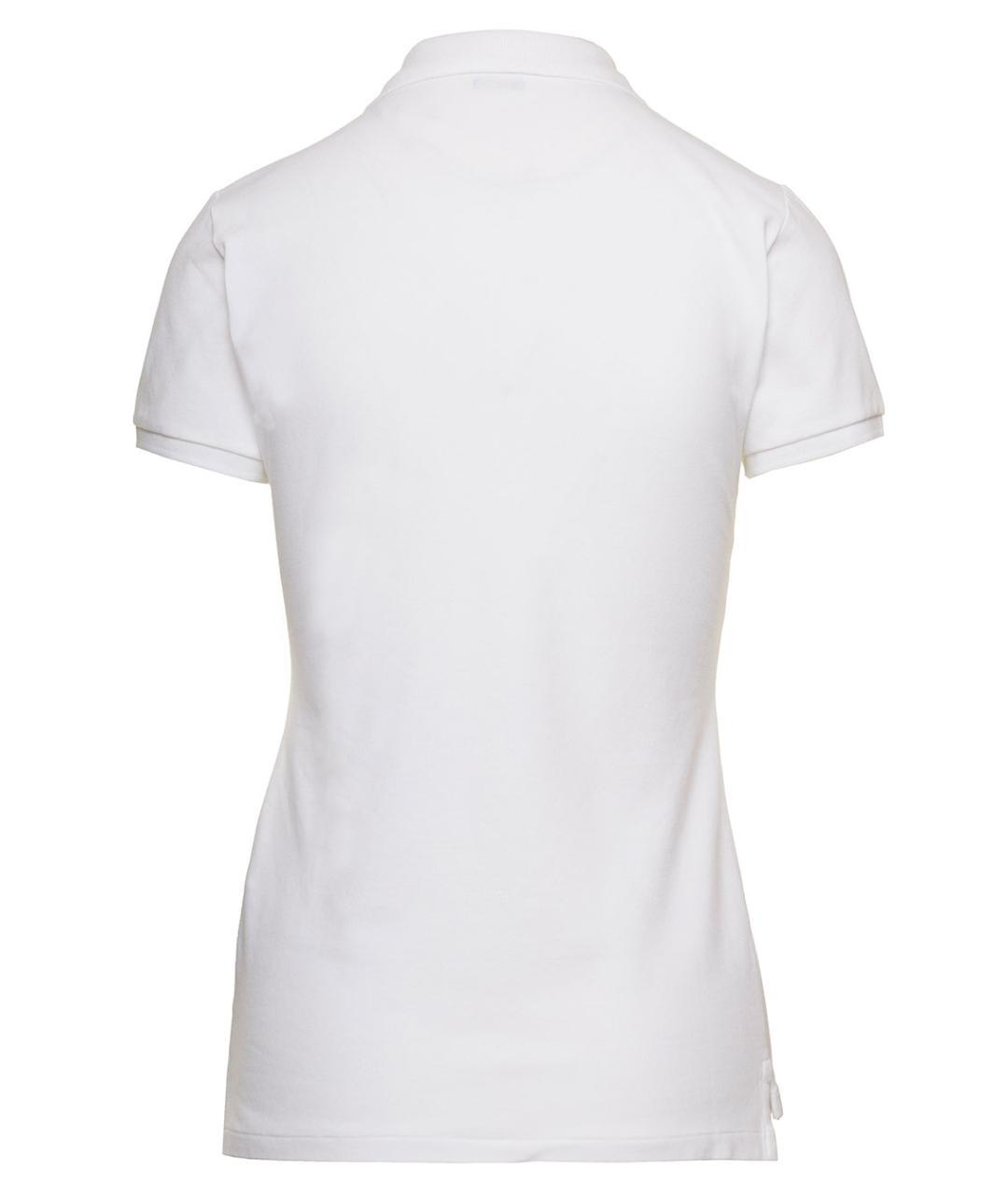 POLO RALPH LAUREN Белая хлопковая футболка, фото 2