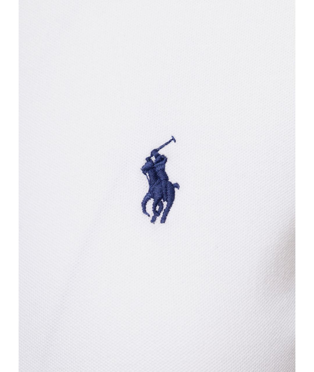 POLO RALPH LAUREN Белая хлопковая футболка, фото 3