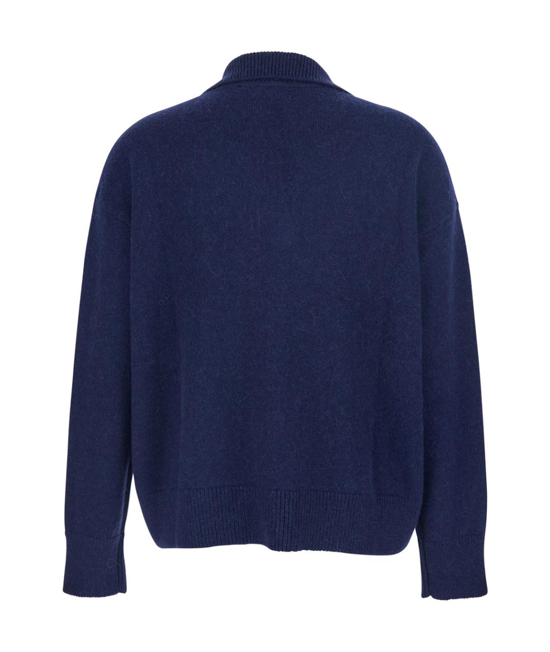 ANTONELLI Синий шерстяной джемпер / свитер, фото 2