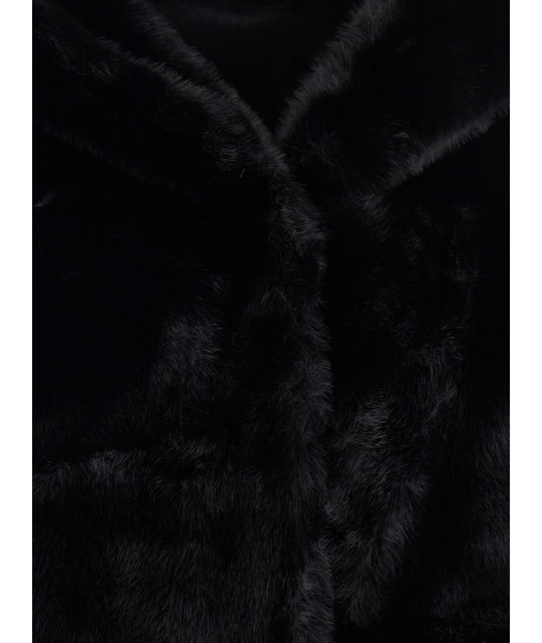 GIOVANNI PARIS Черная меховая шуба, фото 3
