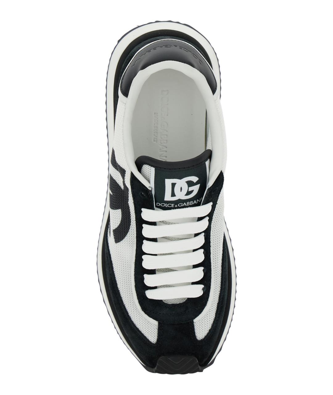 DOLCE&GABBANA Черные синтетические кроссовки, фото 4