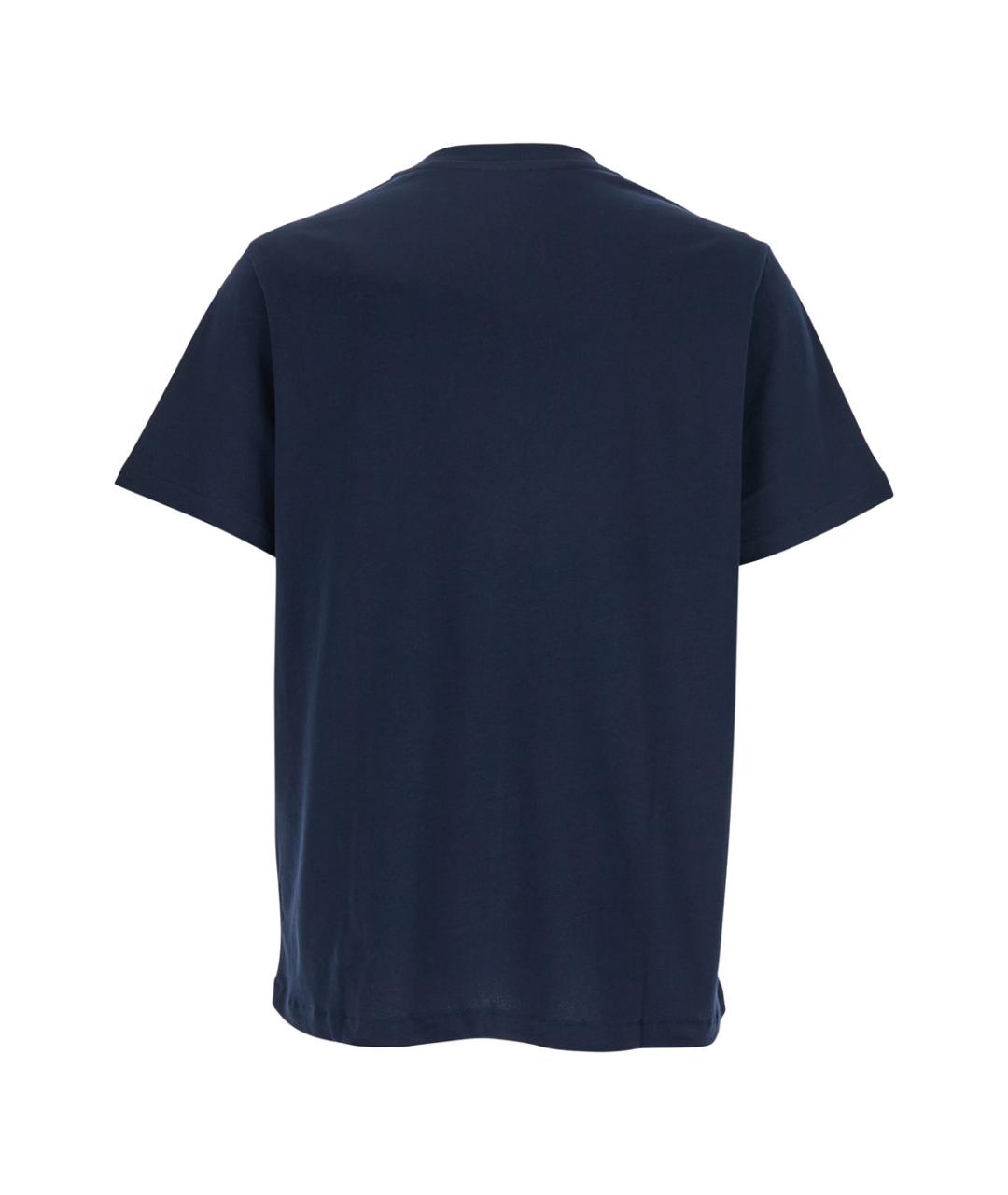 A.P.C. Синяя хлопковая футболка, фото 2