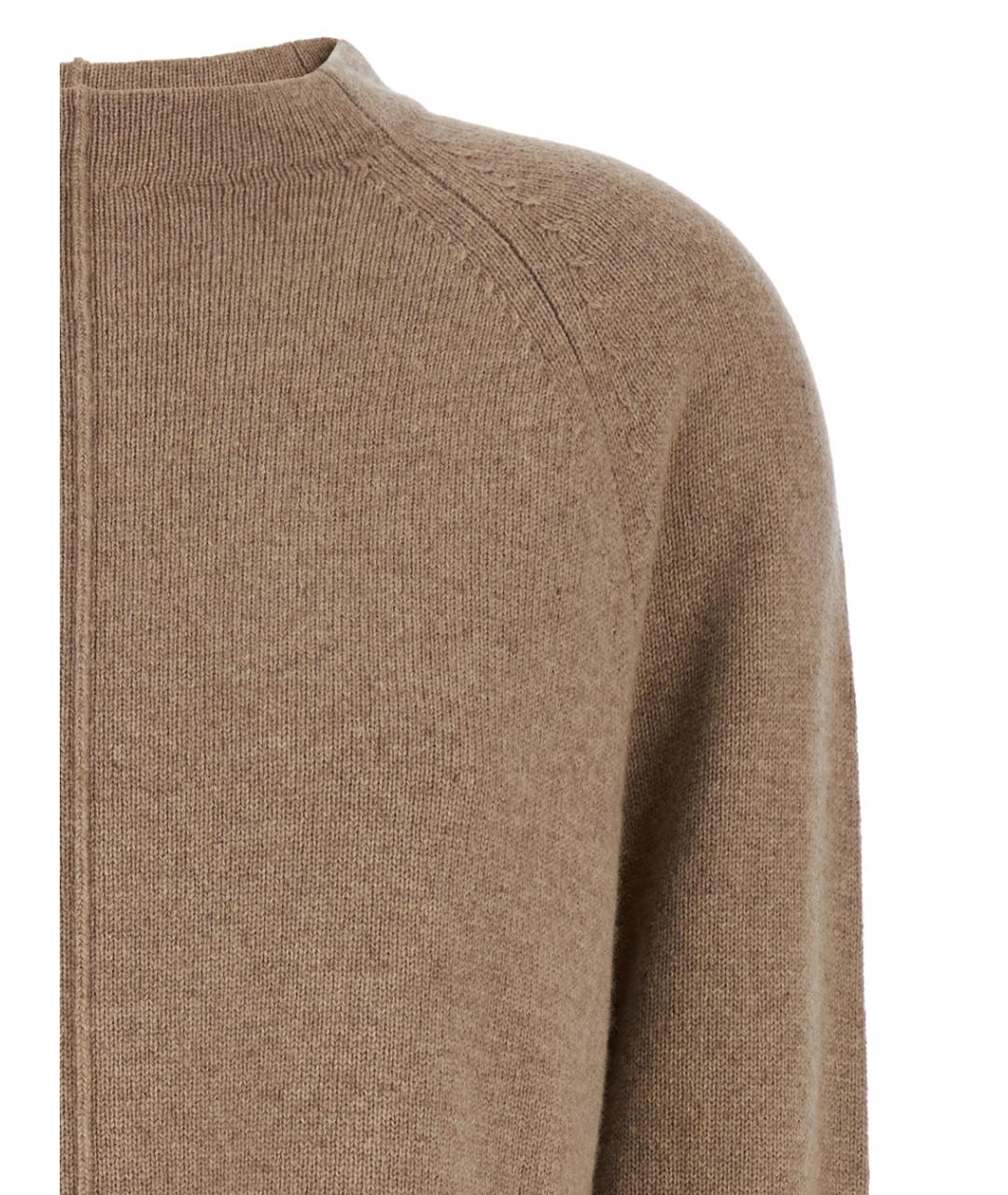 MAX MARA Бежевый кашемировый джемпер / свитер, фото 3