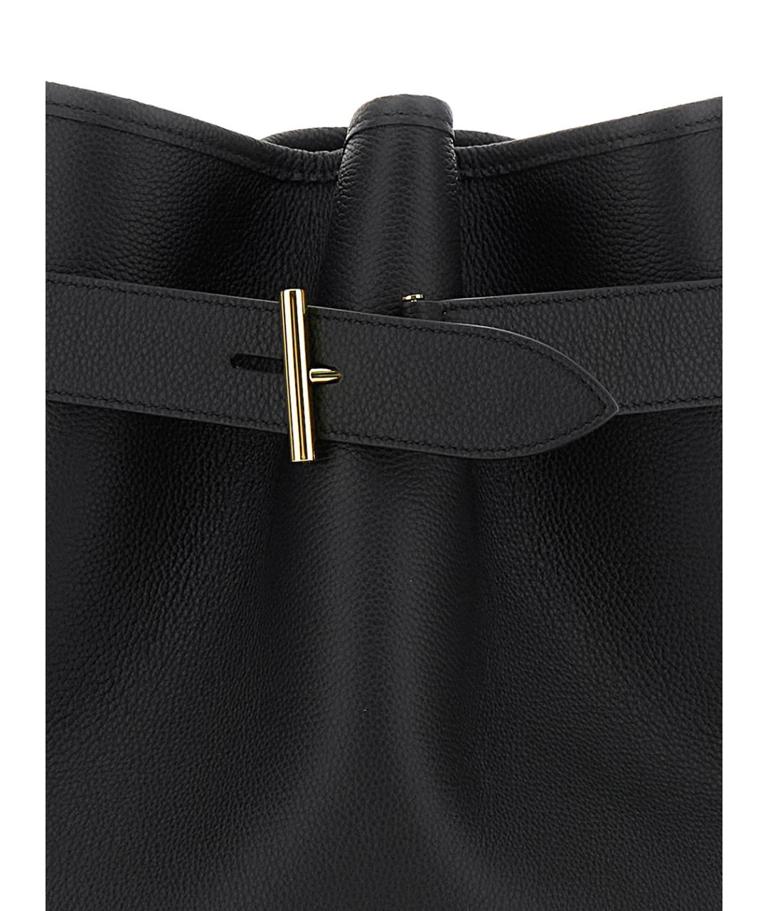 TOM FORD Черная кожаная сумка через плечо, фото 3