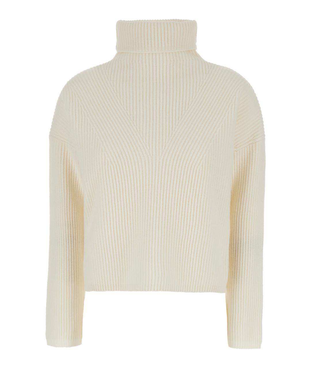 MAX MARA STUDIO Белый шерстяной джемпер / свитер, фото 1