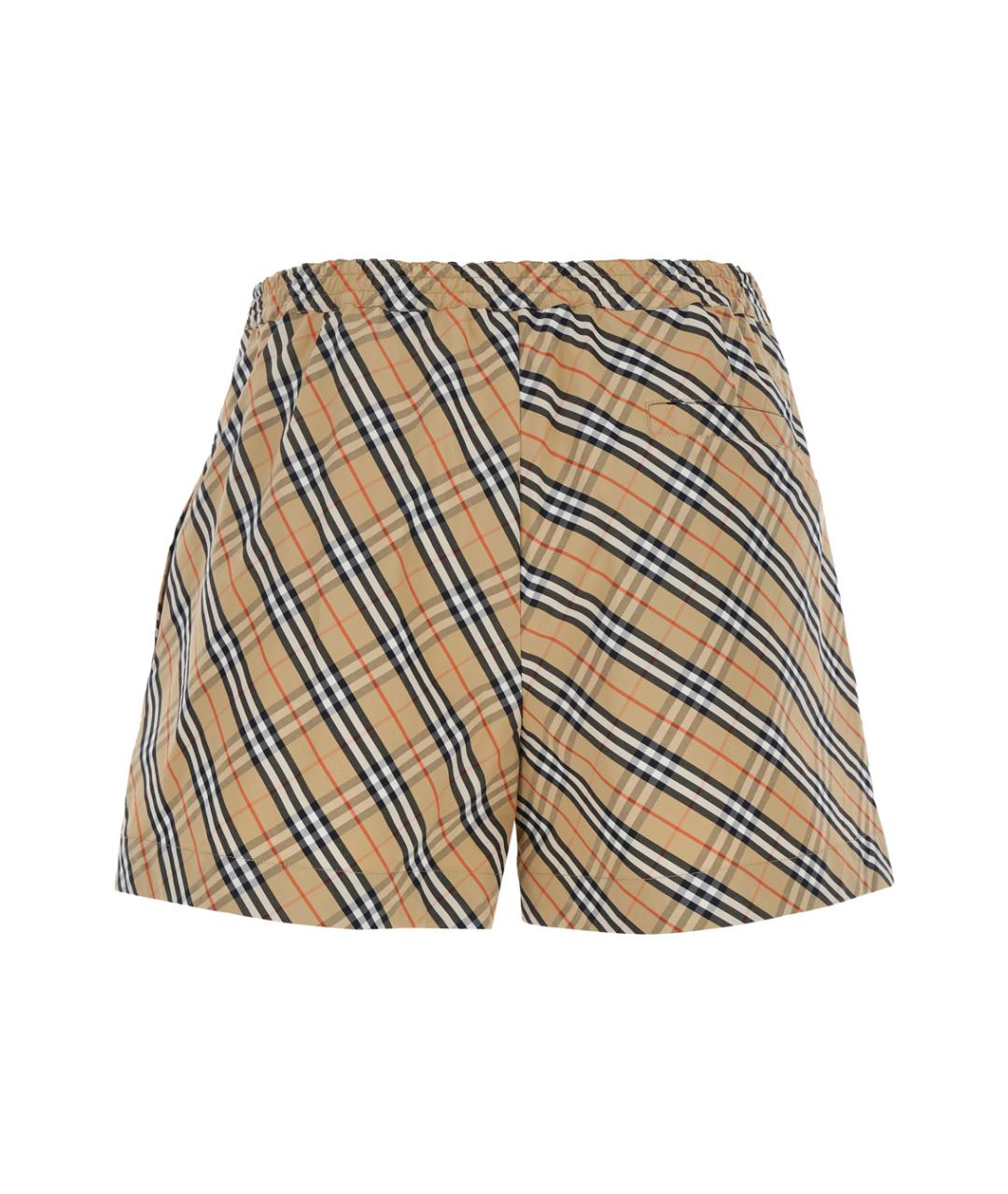 BURBERRY Бежевые хлопковые шорты, фото 2