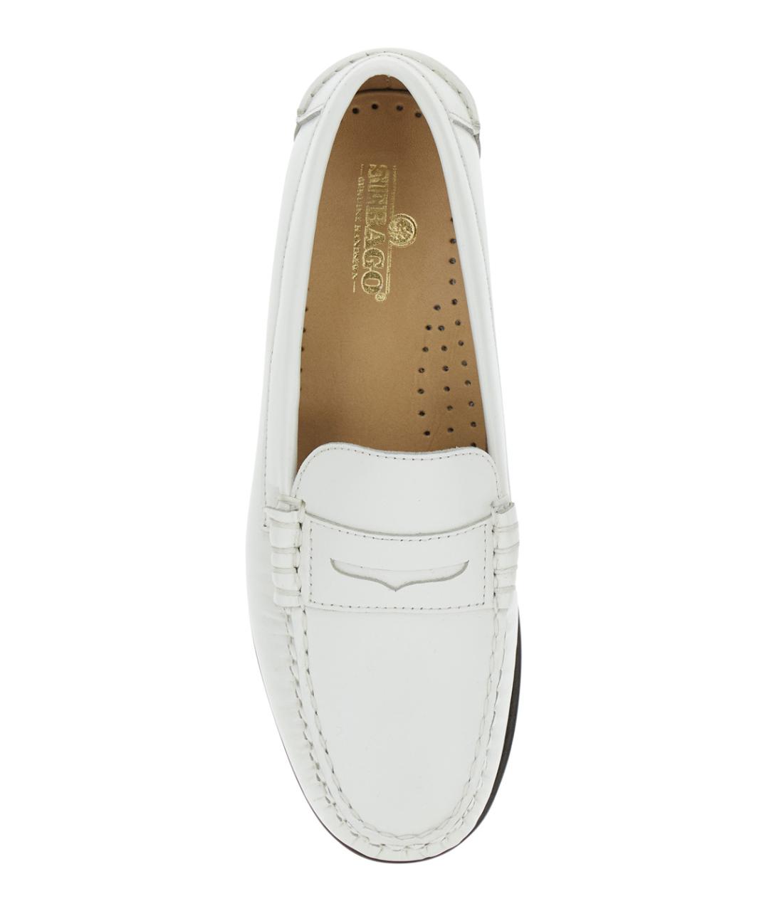 SEBAGO Белые кожаные лоферы, фото 4