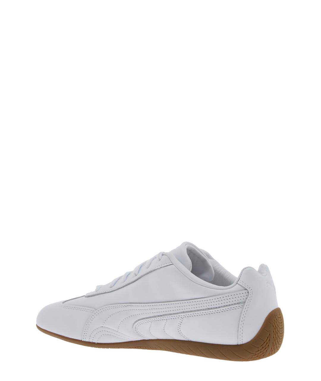 PUMA Белые кожаные кроссовки, фото 3