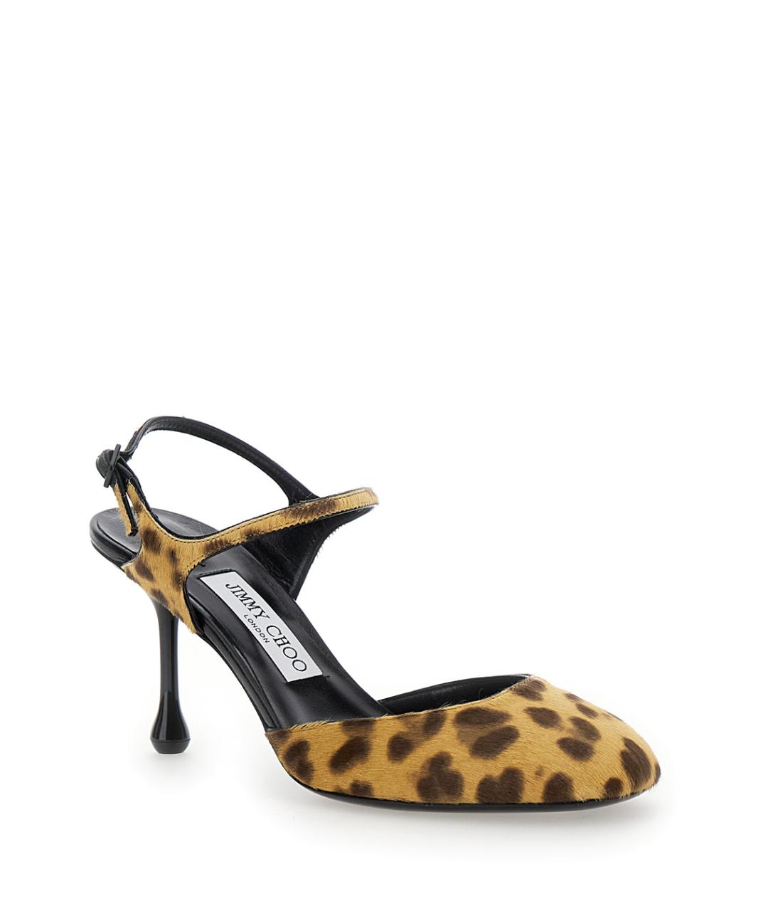 JIMMY CHOO Коричневые кожаные туфли, фото 2