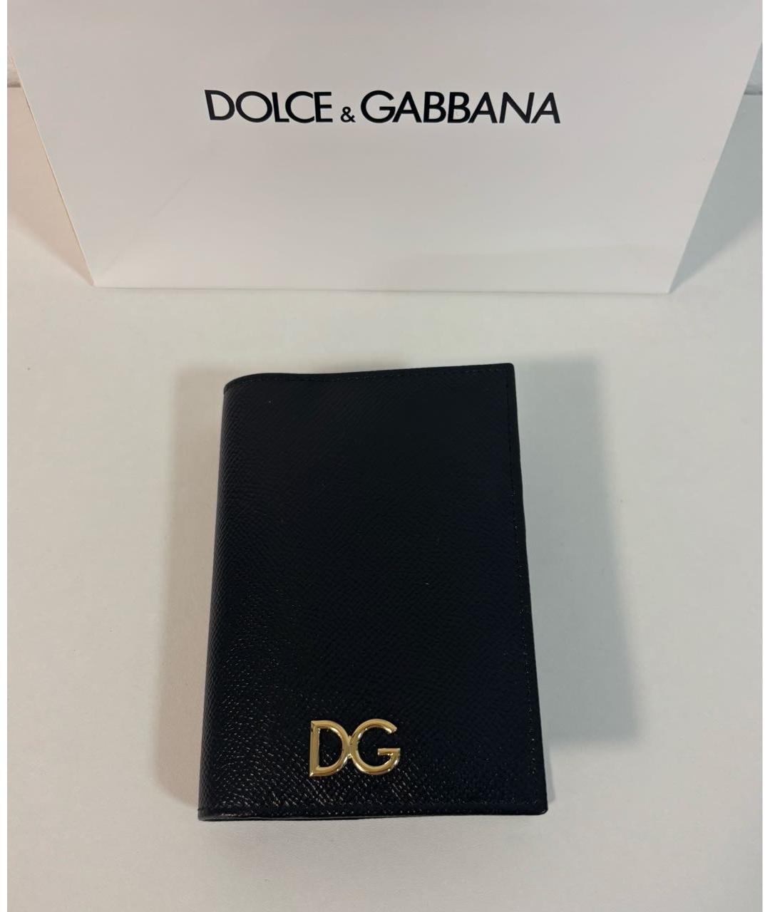 DOLCE&GABBANA Черный кардхолдер, фото 8