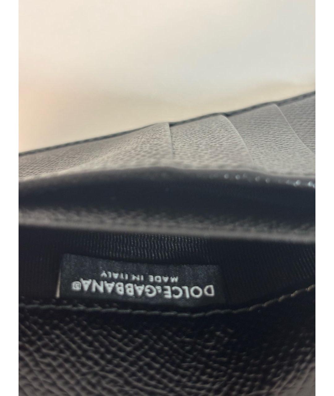 DOLCE&GABBANA Черный кардхолдер, фото 5