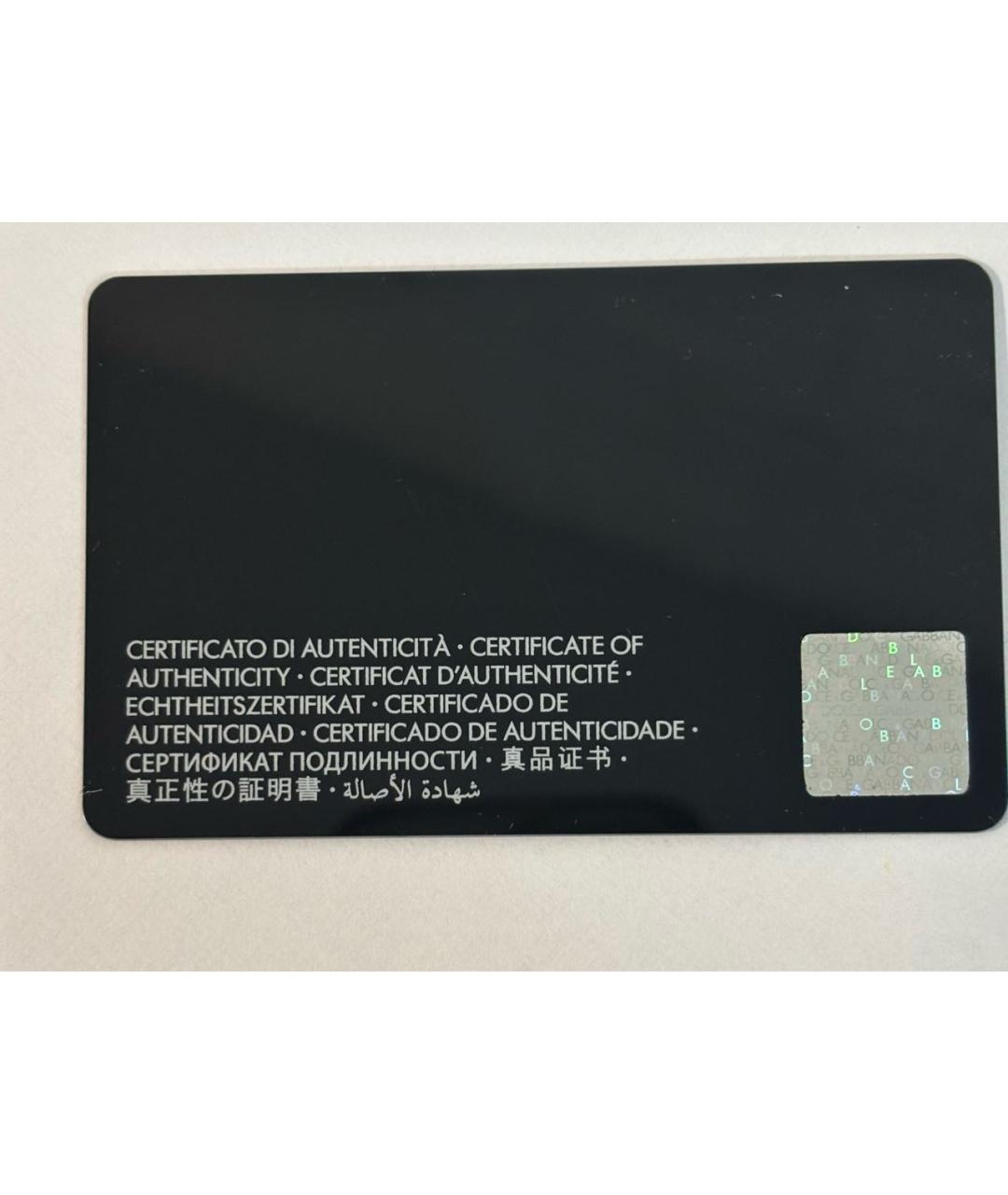 DOLCE&GABBANA Черный кардхолдер, фото 6