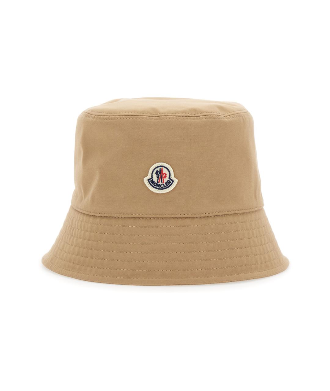 MONCLER Бежевая синтетическая панама, фото 1