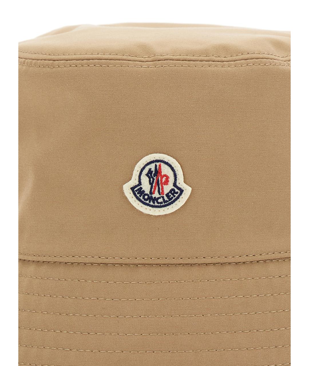 MONCLER Бежевая синтетическая панама, фото 3