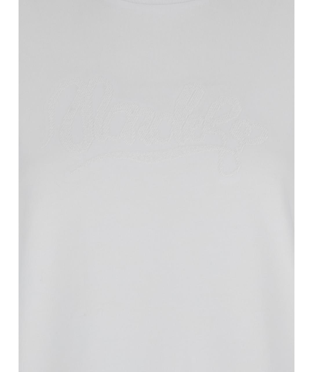 MONCLER Белая хлопковая футболка, фото 3