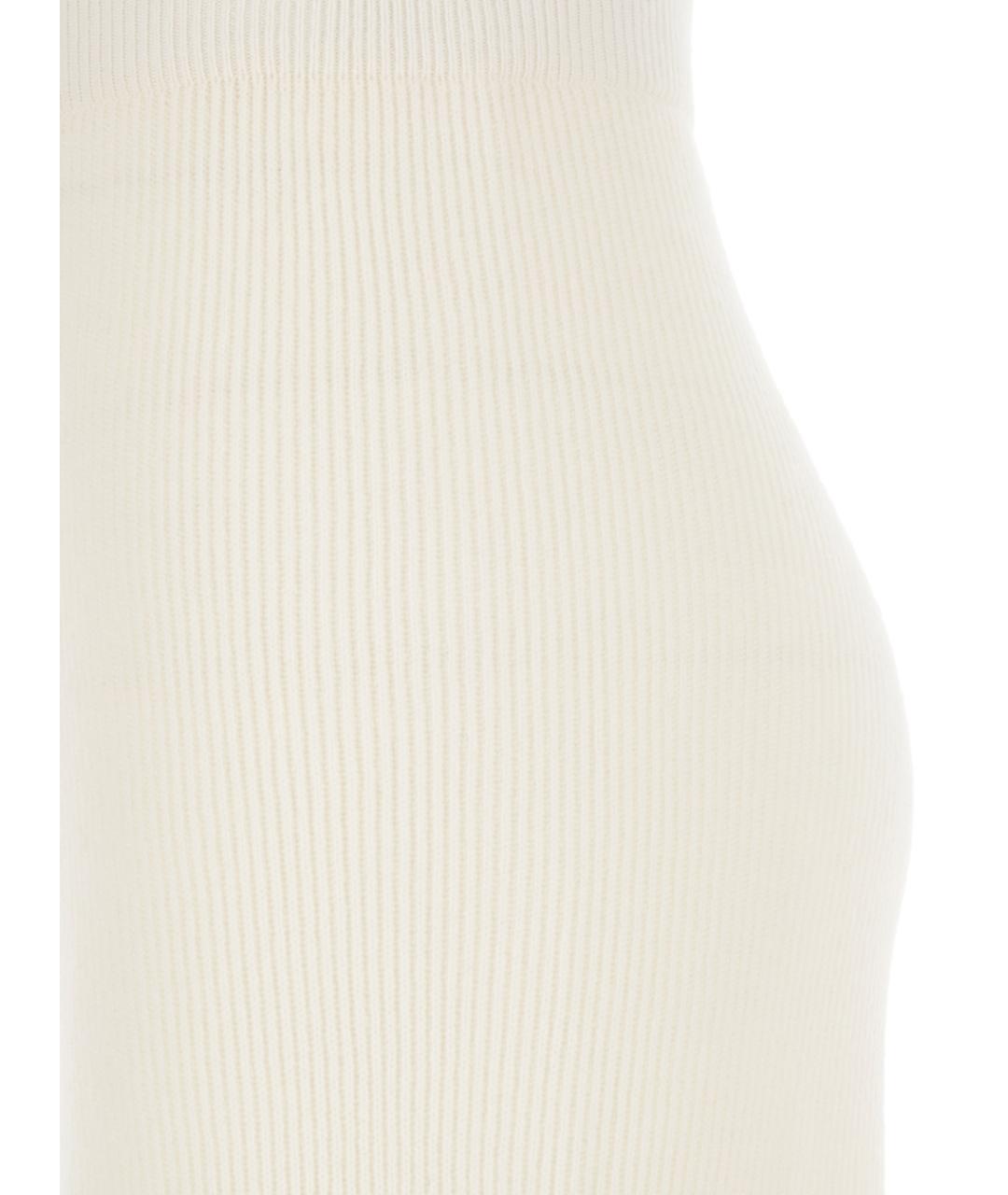 FABIANA FILIPPI Бежевые шерстяные прямые брюки, фото 3