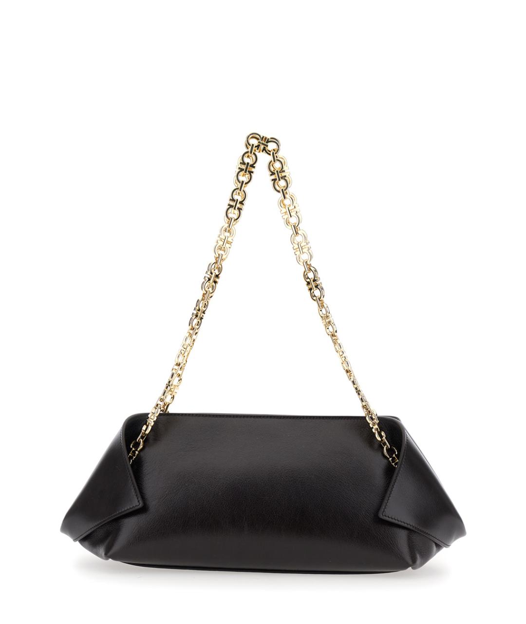 FERRAGAMO Коричневая кожаная сумка через плечо, фото 2