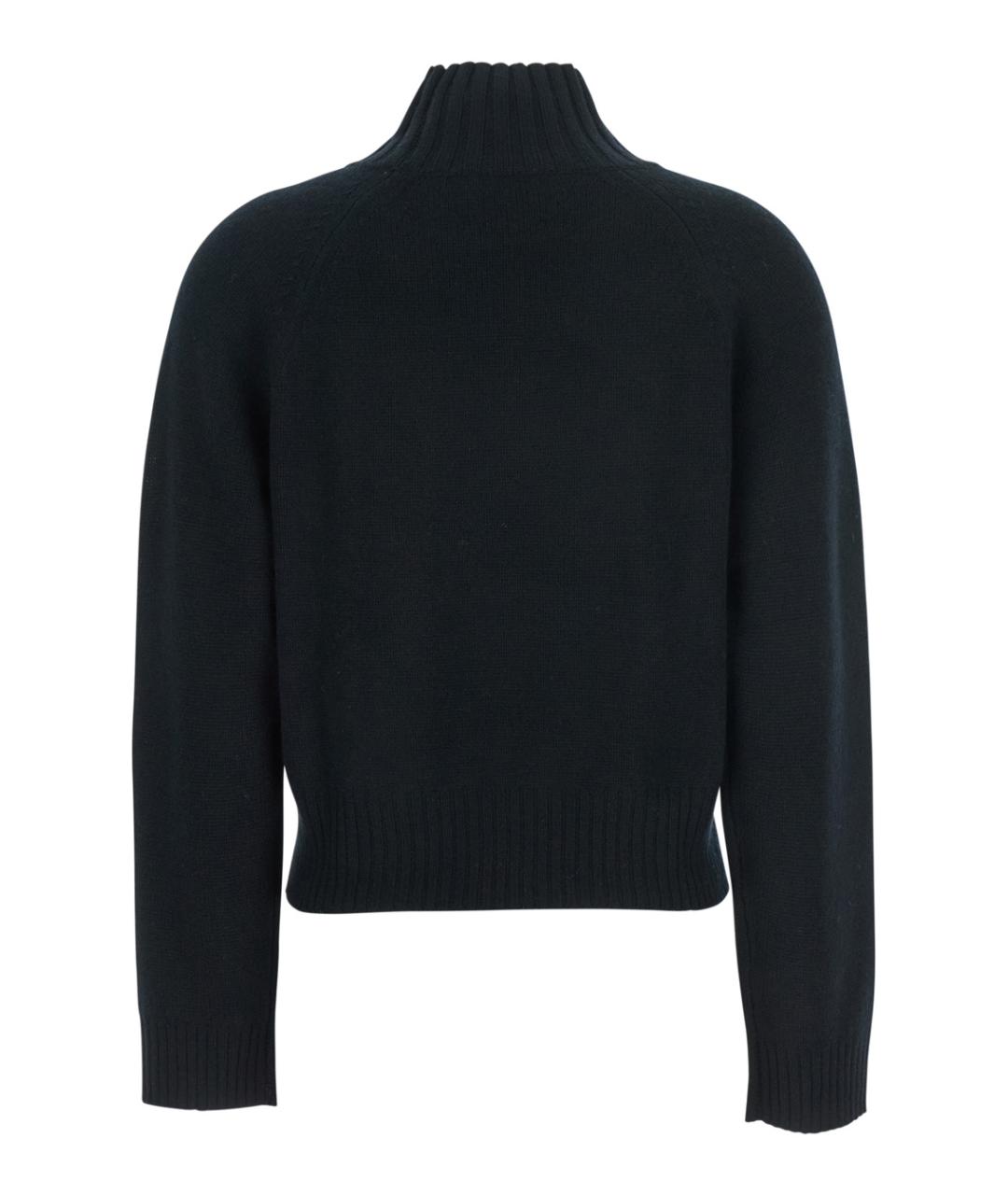 ALLUDE Черный кашемировый джемпер / свитер, фото 2