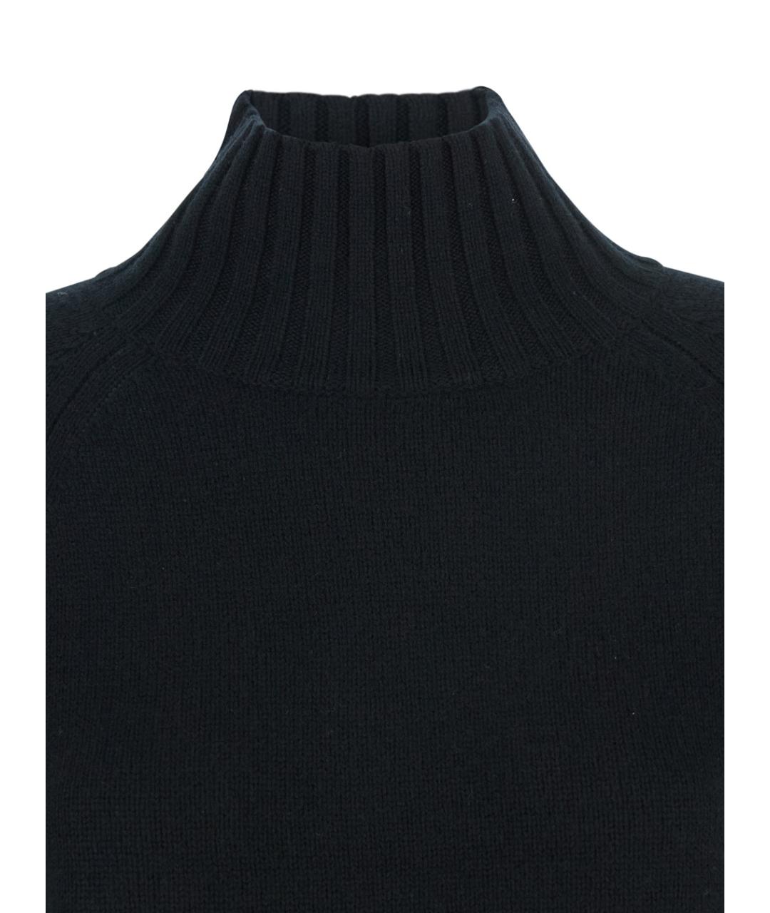 ALLUDE Черный кашемировый джемпер / свитер, фото 3