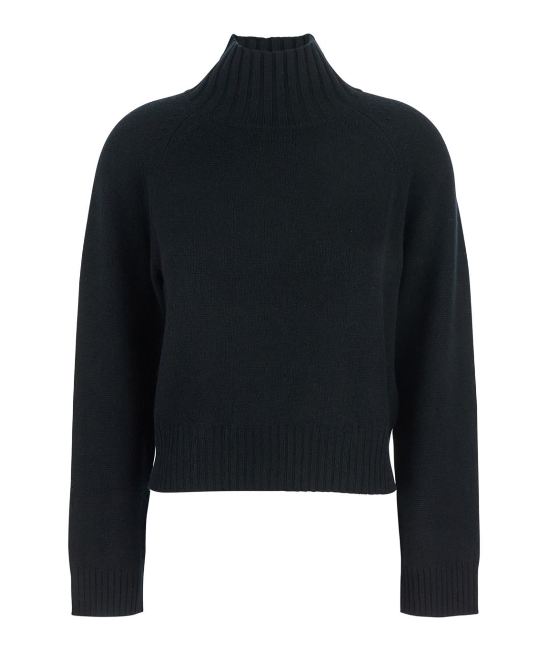 ALLUDE Черный кашемировый джемпер / свитер, фото 1