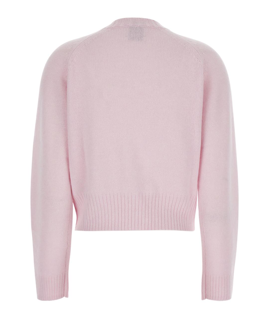 ALLUDE Розовый кашемировый джемпер / свитер, фото 2