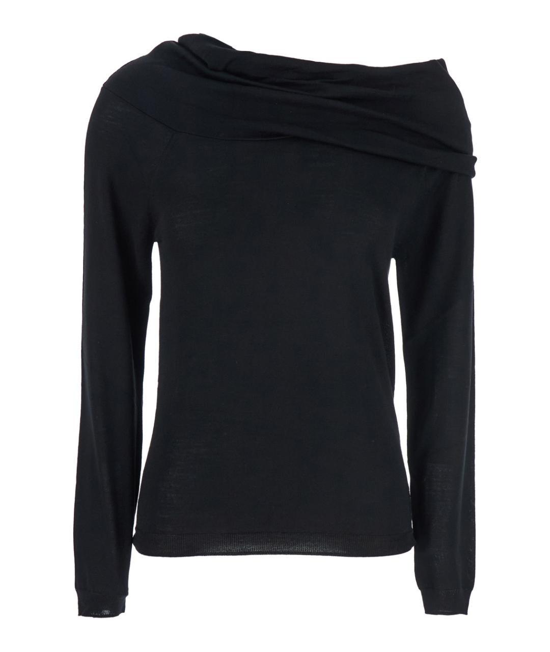 SEMICOUTURE Черная шерстяная водолазка, фото 1
