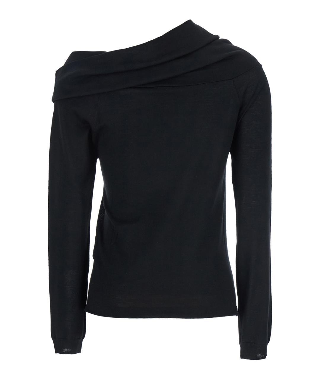 SEMICOUTURE Черная шерстяная водолазка, фото 2