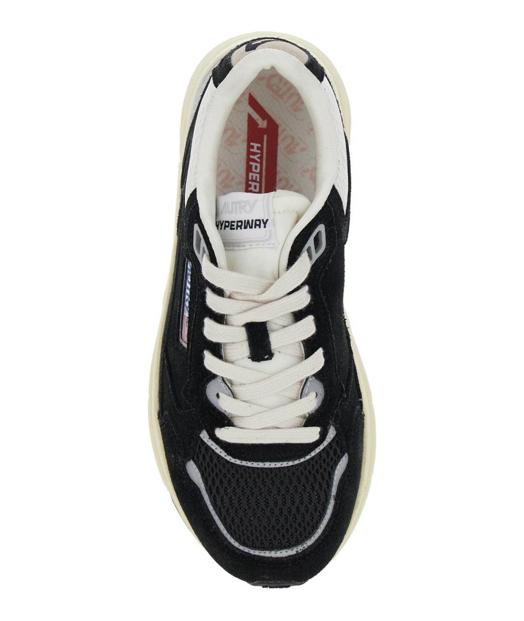 AUTRY Черные кожаные кроссовки, фото 4