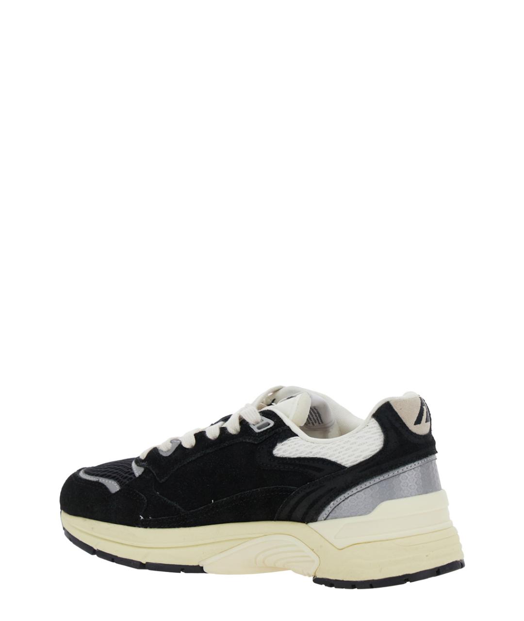 AUTRY Черные кожаные кроссовки, фото 3