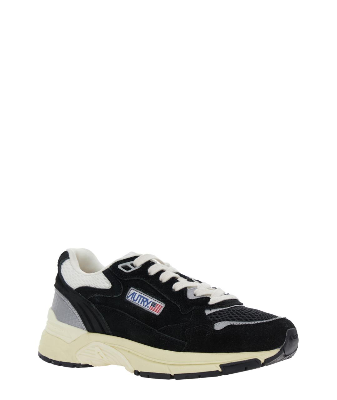 AUTRY Черные кожаные кроссовки, фото 2