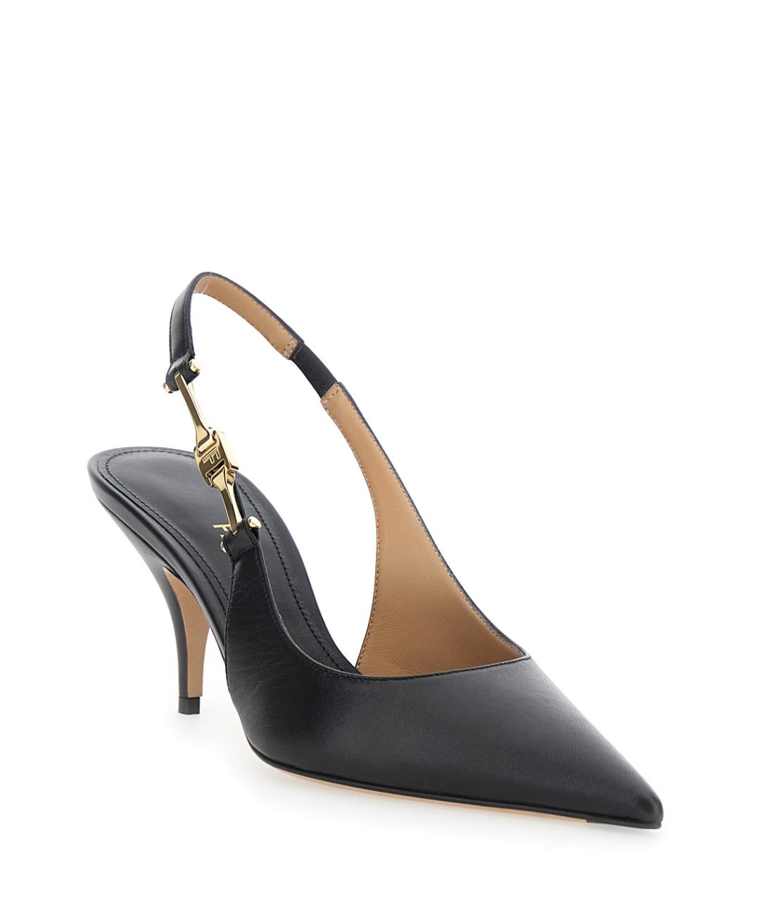 FERRAGAMO Черные кожаные туфли, фото 2