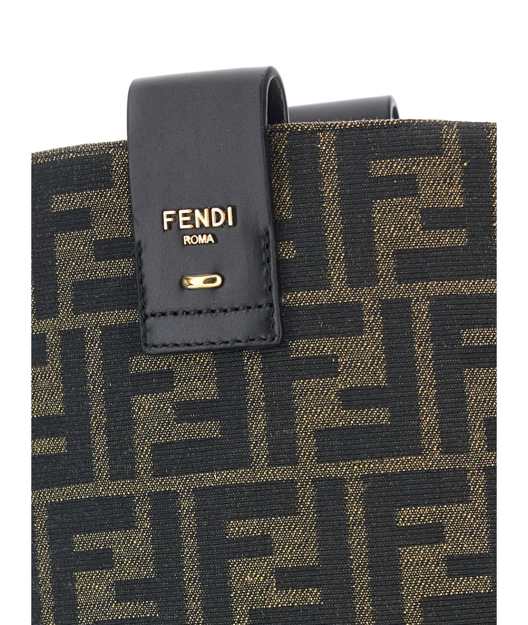 FENDI Черные кожаные сапоги, фото 4