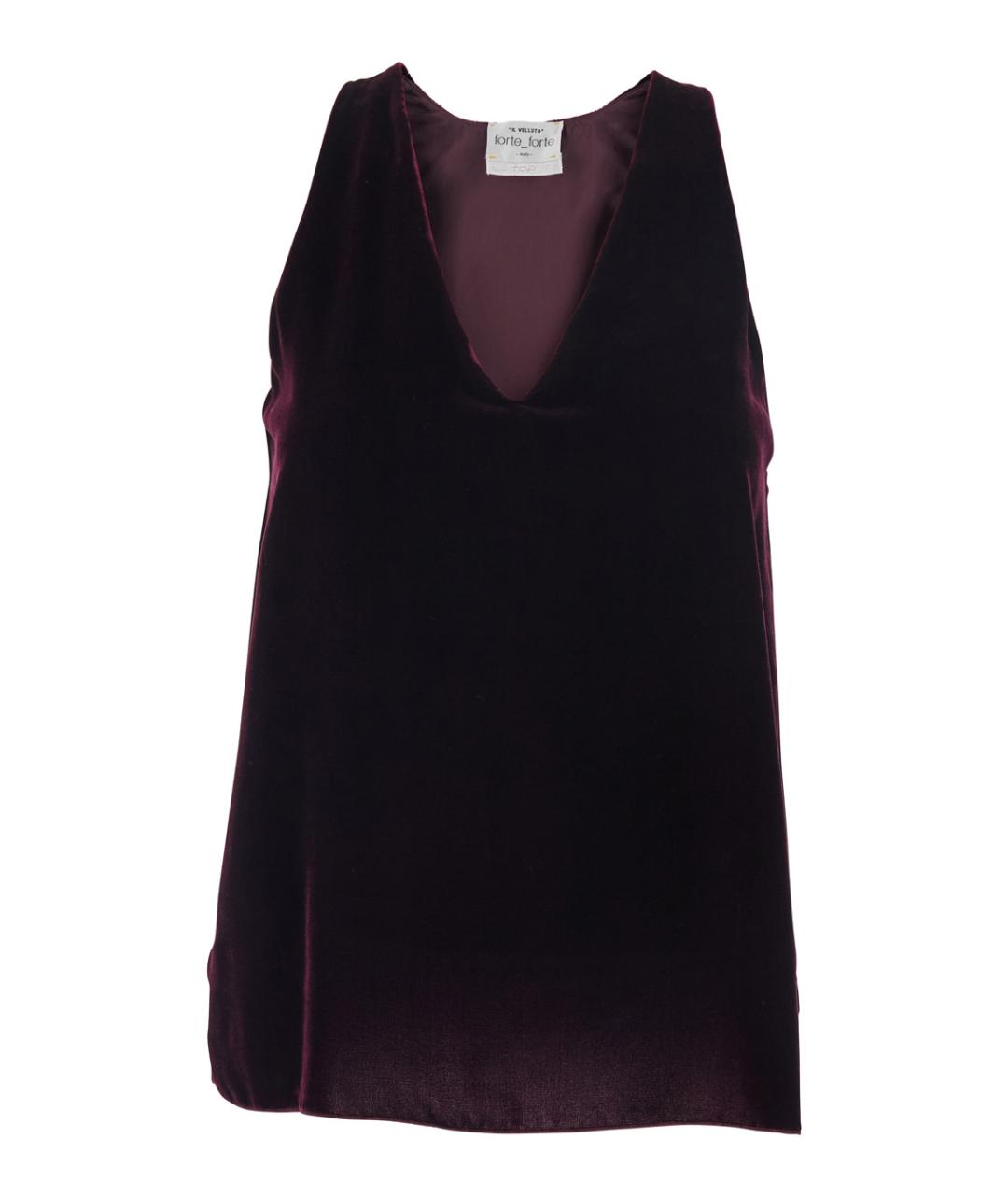 FORTE FORTE Фиолетовая вискозная блузы, фото 1