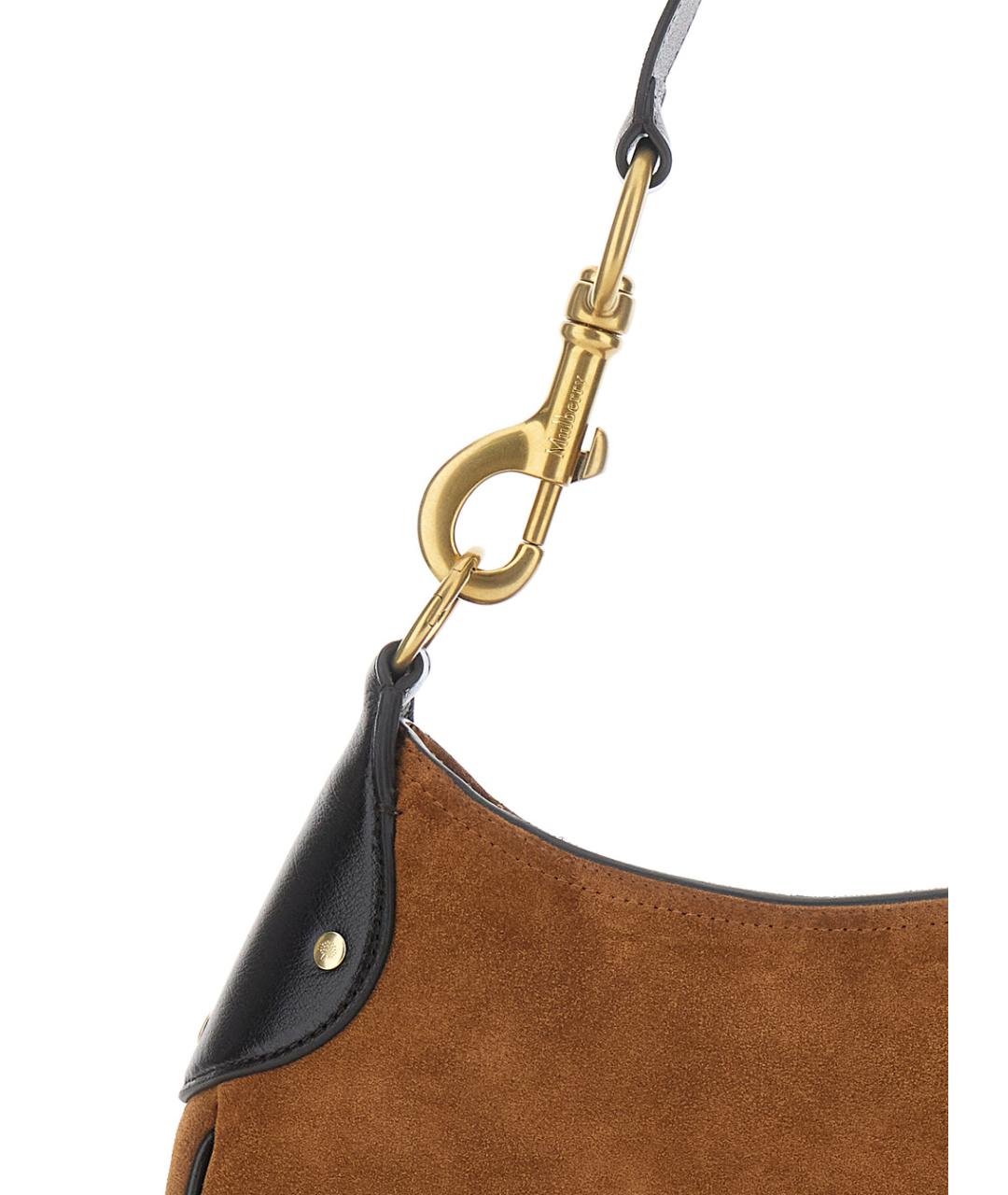 MULBERRY Коричневая замшевая сумка через плечо, фото 3