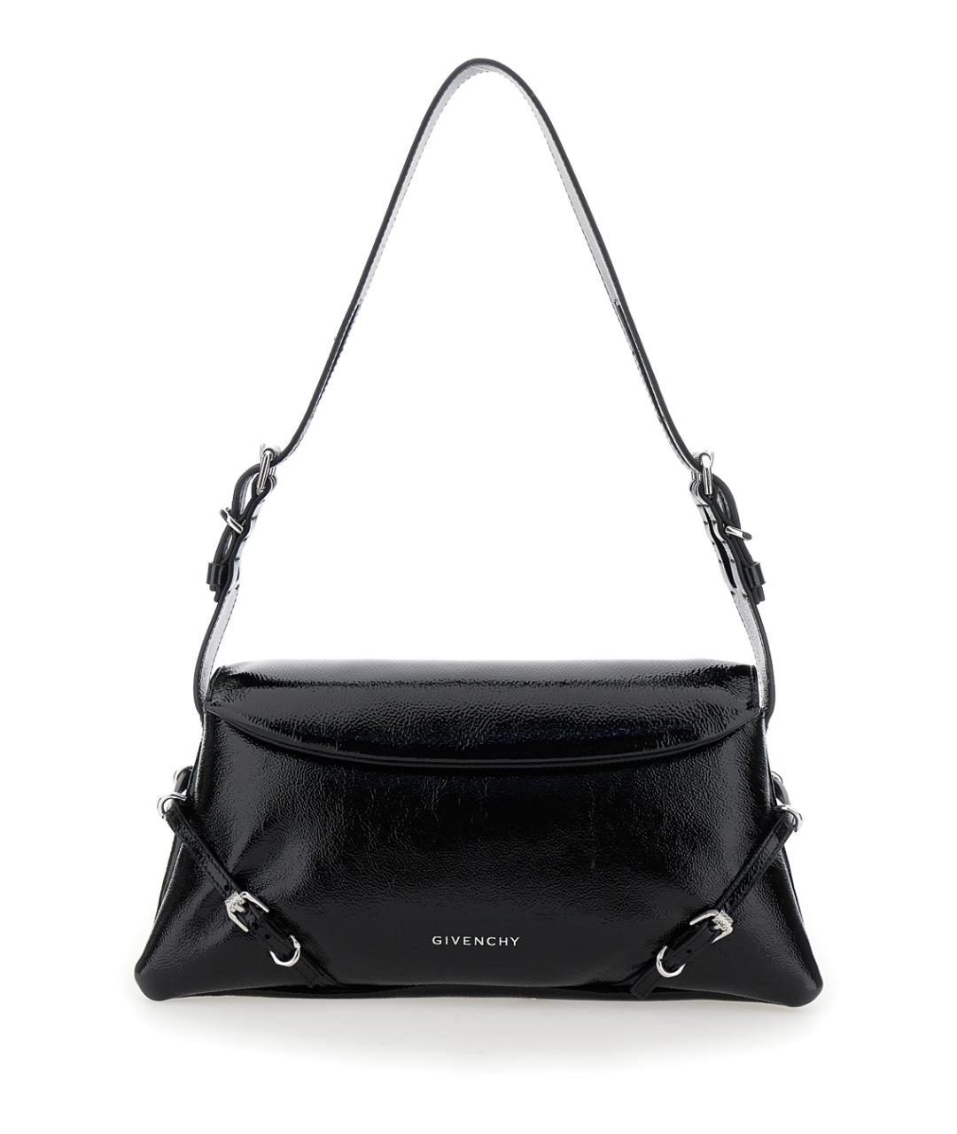 GIVENCHY Черная кожаная сумка через плечо, фото 1
