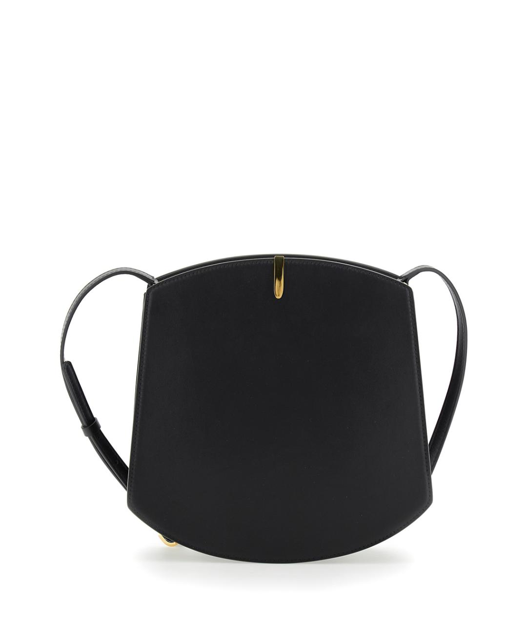 Savette Черная кожаная сумка через плечо, фото 1