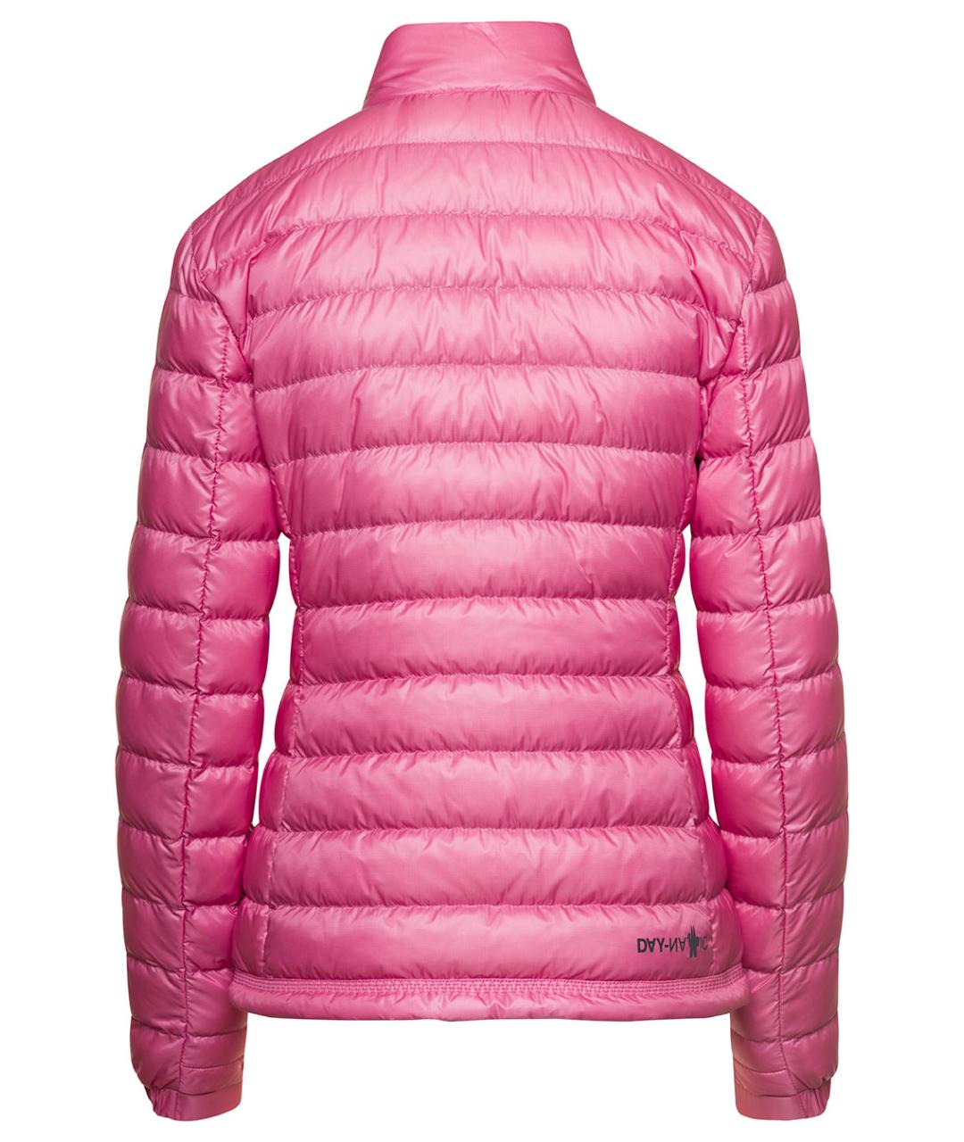 MONCLER GRENOBLE Розовый полиамидовый пуховик, фото 2