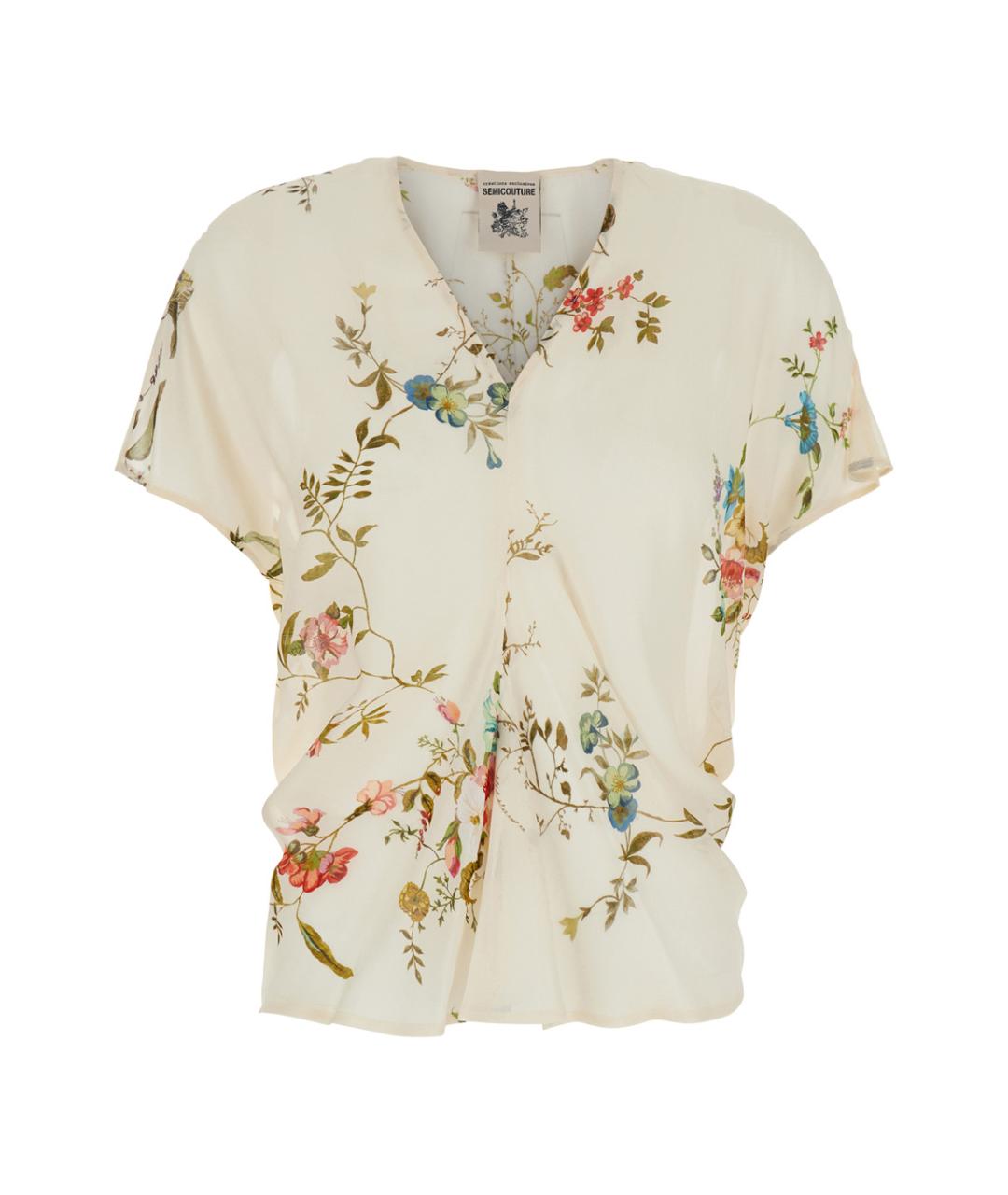SEMICOUTURE Мульти вискозная блузы, фото 1