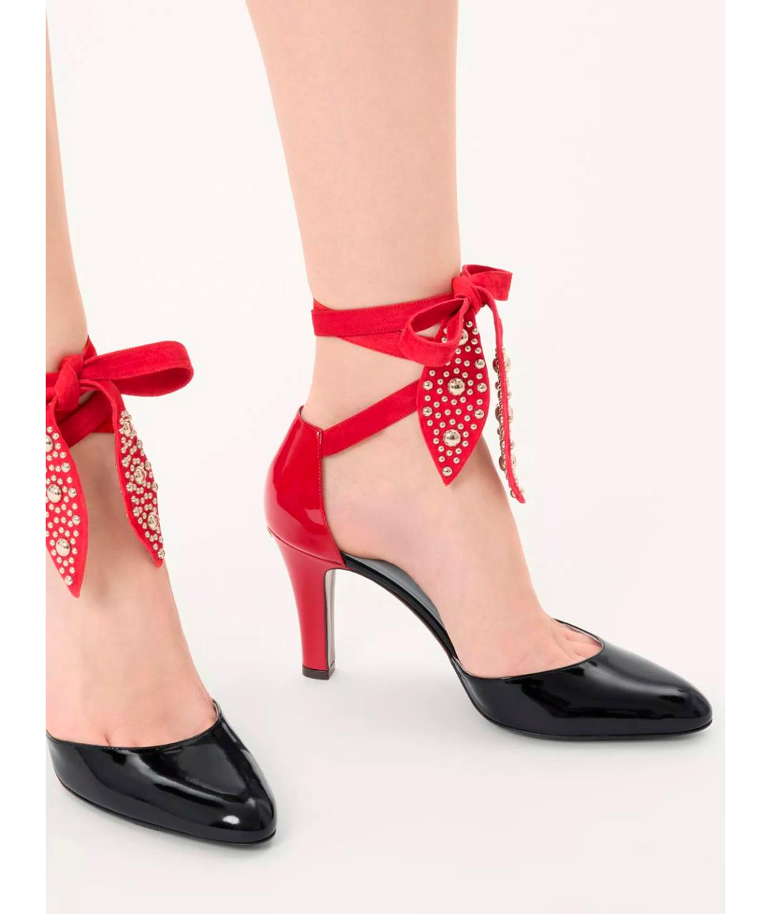 VALENTINO Черные кожаные туфли, фото 6