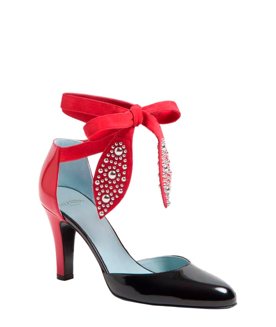 VALENTINO Черные кожаные туфли, фото 2