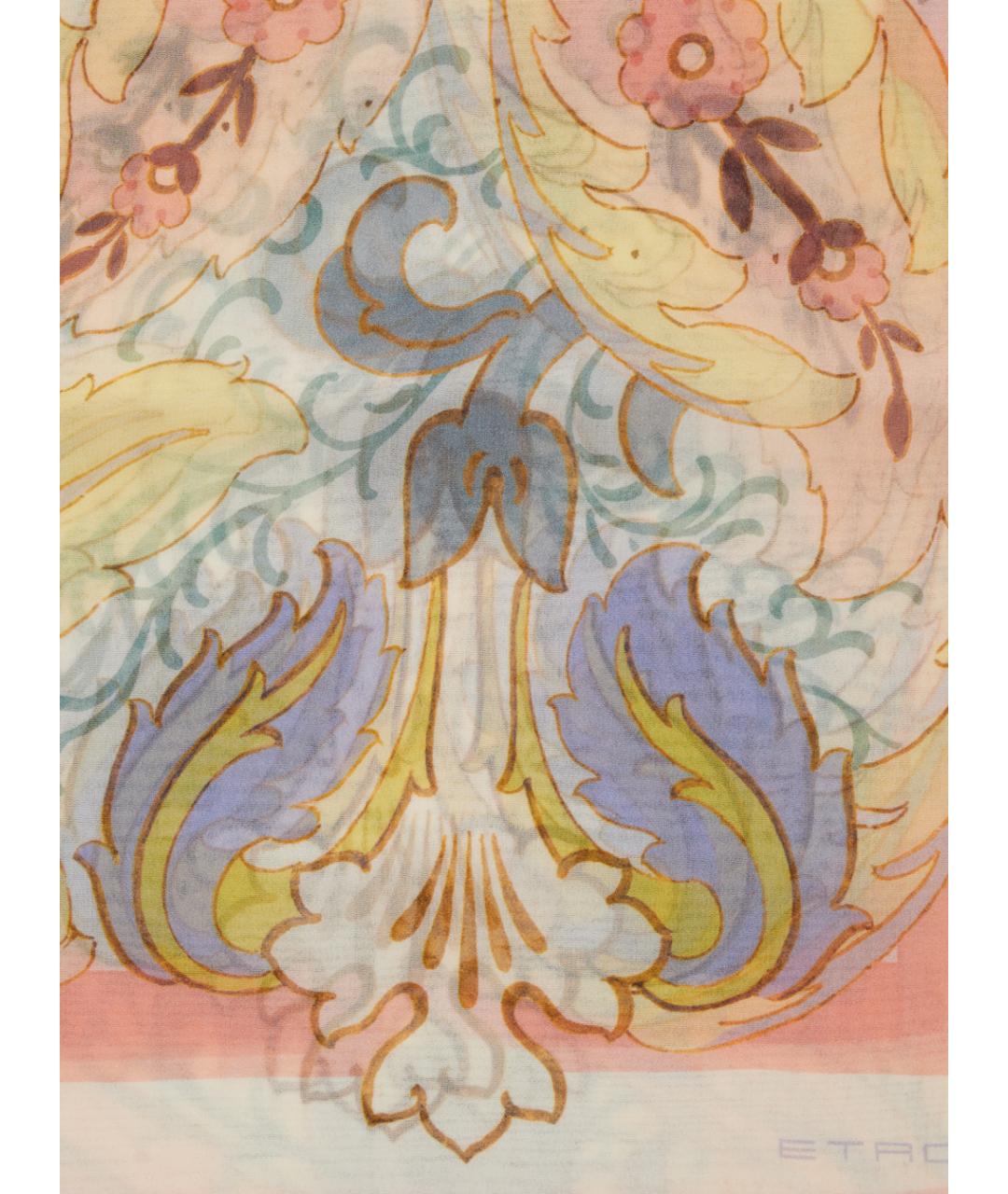 ETRO Мульти шелковый шарф, фото 3