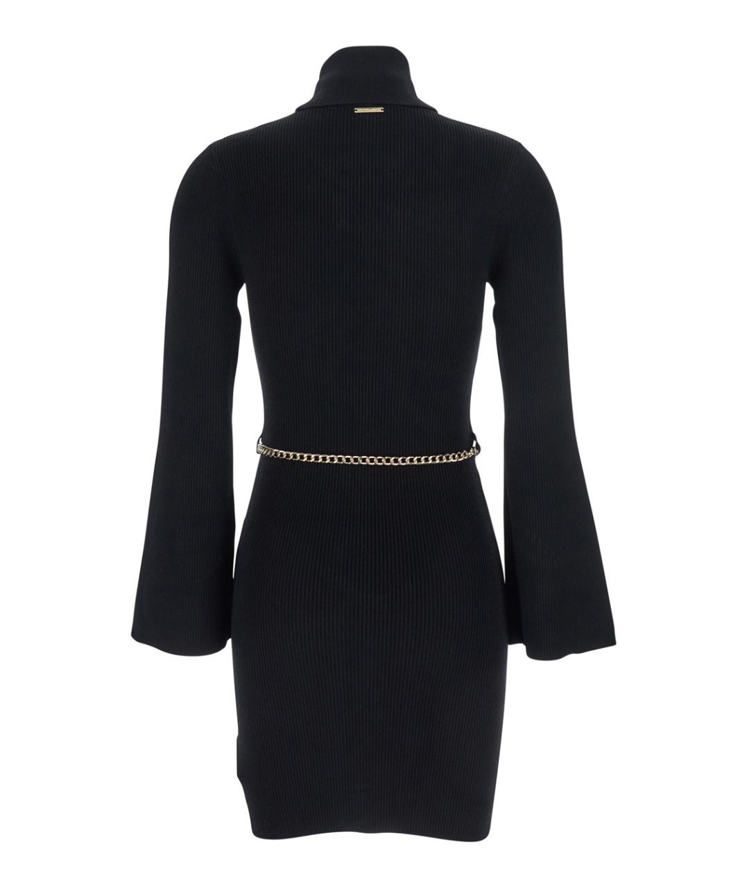 MICHAEL MICHAEL KORS Черное вискозное коктейльное платье, фото 2