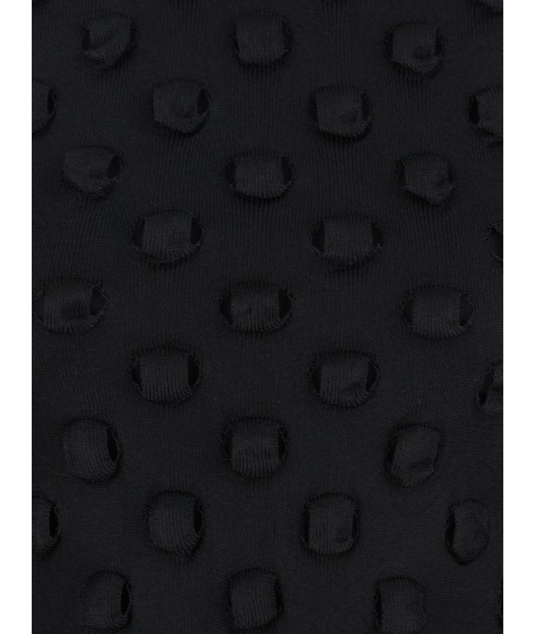 SPORTMAX Черное полиамидовое платье, фото 3