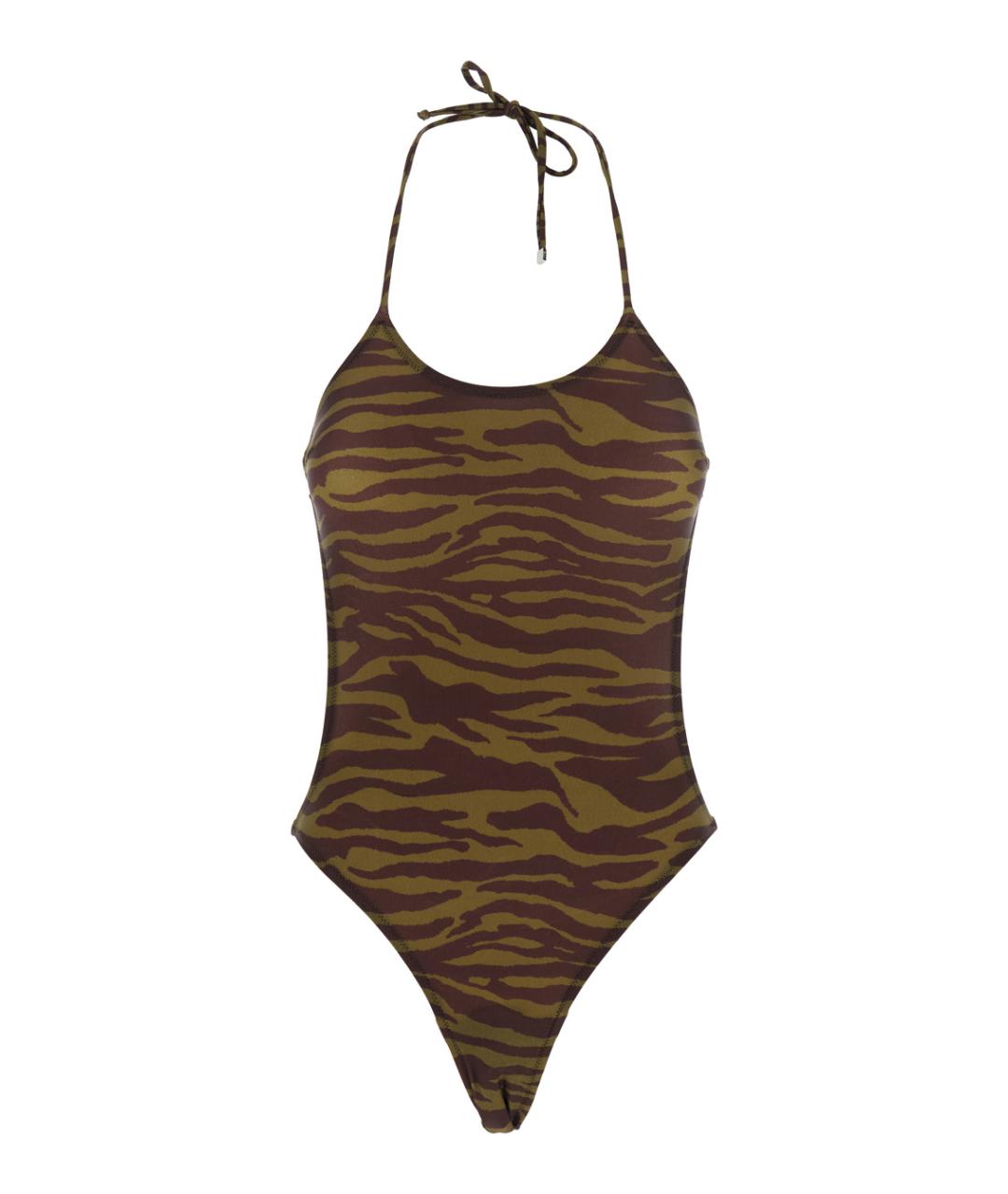 THE ATTICO Зеленый полиамидовый купальник, фото 1