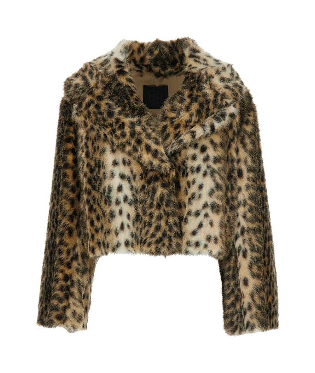 B&B COUTURE Мульти полиэстеровая шуба, фото 1