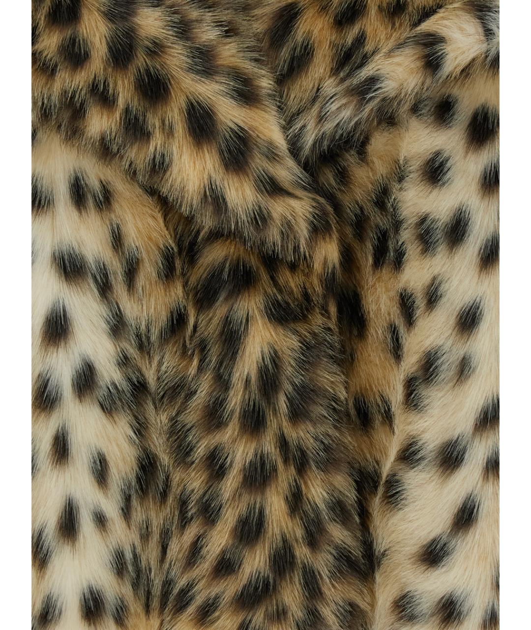 B&B COUTURE Мульти полиэстеровая шуба, фото 3