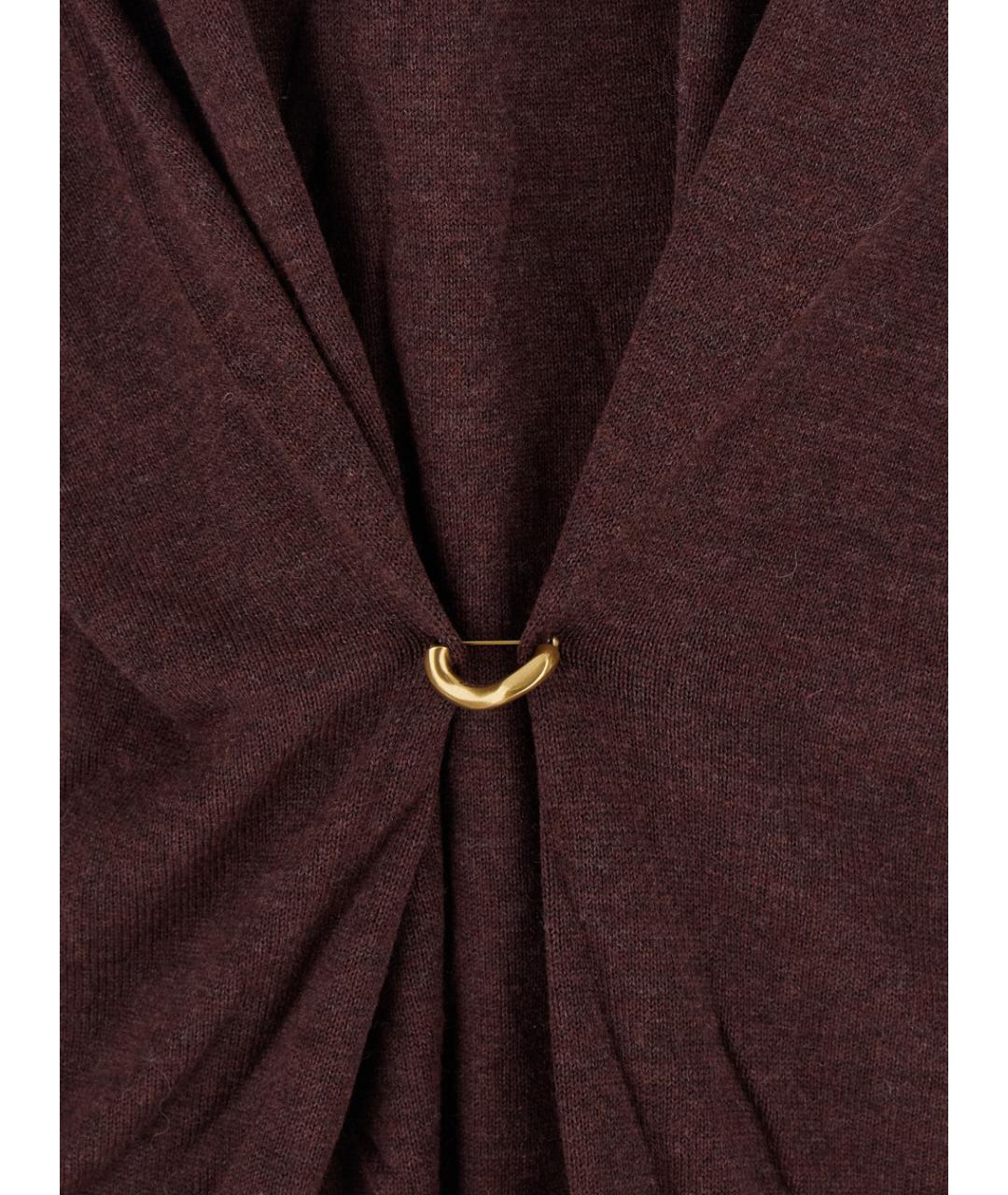 ISABEL MARANT Бордовый джемпер / свитер, фото 3